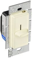 Lutron Electronics SFSQ-FH-LA Single Pole Slide-to-Off Quiet 3-Speed Fan Control, 1.5-Amp, Light Almond