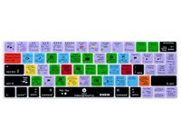 XSKN Adobe Lightroom Shortcut English Silicone Keyboard Skin Cover for 2016 Touch Bar MacBook Pro 13 (A1706) & MacBook Pro 15 (A1707), US EU Layout