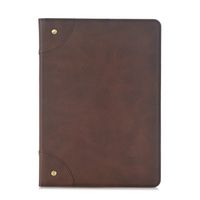 Jennyfly Galaxy Tab S4 10.5 Case 2018, Retro Lightweight Premium PU Leather Folio Hand Free Stand Case Smart Cover Screen Protector with Card Slot for Samsung Galaxy Tab S4 10.5- Dark Brown