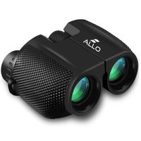 Binoculars for Adults,High Power Low Light Night Vision Compact Binocular,10x25 Folding Waterproof HD Binoculars for Bird Watching,Hunting,Sports Events,Travel,Adventure & Concerts (Deep Black)