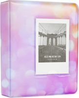 Borya 64 Pockets Photo Album for Instax Mini Liplay/Fujifilm Instax Mini 9/Mini 8/Mini 90/Mini 25/Polaroid Snap PIC-300/HP Sprocke/Kodak Mini 3-Inch Film.(Pink spot, 64 Pockets)