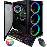 CUK Stratos Micro Gaming PC (Liquid Cooled Intel Core i9-9900K, NVIDIA GeForce RTX 2080 Ti, 32GB RAM, 1TB NVMe SSD + 2TB, 750W Gold PSU, Z390 Motherboard) Best Tower Desktop Computer for Gamers