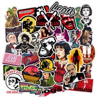 MOQIAN Movie Laptop Stickers 50pcs, Classic Kids/Teen Vinyl Computer Waterproof Water Bottles Travel Case Skateboard Luggage Decal Graffiti Patches Decal