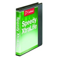 Cardinal Speedy XtraLife Non-Stick Locking Slant-D Ring Binder, 1-Inch, Black (59101)