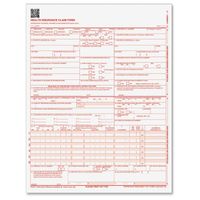 Adams 1-Part Health Insurance Claim Form (ABFCMS1500L2)
