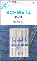 Euro-Notions 1712Jean & Denim Machine Needles-Size 16/100 5/Pkg