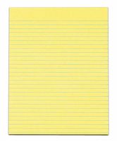 TOPS The Legal Pad Legal Pad, 8-1/2 x 11 Inches, Gum-Top, Canary, Legal/Wide Rule, No Margins, 50 Sheets per Pad, 12 Pads per Pack (7524)