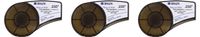 Brady PermaSleeve Heat-Shrink Polyolefin Wire Marking Sleeves (M21-125-C-342) - Black on White Sleeves - Compatible with BMP21 and BMP21-PLUS Label Printers (Тhree Pаck, Black On White)