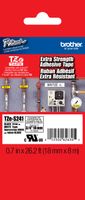 Brother 3/4" (18mm) Black Print on White Extra Strength Adhesive P-touch Tape for Brother PT-2710, PT2710 Label Maker