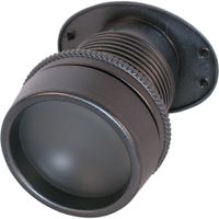 Prime-Line U 9918 Giant Screen Viewer, Requires a 1-3/4 in. Hole, High-Impact Plastic, Dark Gray