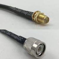 50 feet RFC240 KSR240 SMA FEMALE to TNC MALE Pigtail Jumper RF coaxial cable 50ohm High Quality Quick USA Shipping