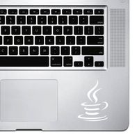 StickAny Palm Series New Coffee Mug Sticker for MacBook Pro, Chromebook, and Laptops (White)