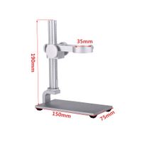 HAYEAR USB Endoscope Magnifier Digital Microscope Camera Solid Base Stand 35mm Ring Holder Support All Aluminum Alloy Down and Up Adjust Portable