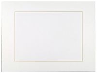 Sax Premium Precut Mats - 16 x 20 inches - Pack of 10 - Bright White