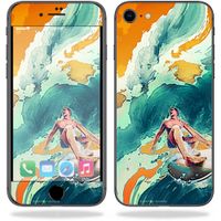 MightySkins Skin Compatible with Apple iPhone 8 - Acid Surf | Protective, Durable, and Unique Vinyl Decal wrap Cover | Easy to Apply, Remove, and Change Styles | Made in The USA