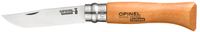 Opinel No.08 Carbon Steel Folding Pocket Knife with Beechwood Handle