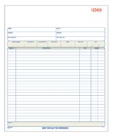 Adams Order Book, Carbonless, White/Canary/Pink, 3-Part, 8-3/8 x 10-11/16 Inches, 50 Sets (TC8100)