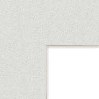 Craig Frames B155 16x20-Inch Mat, Single Opening for 12x16-Inch Image, Pumice with Cream Core