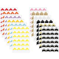 Allydrew A71644c Corner Stickers Photo Mounting Self Adhesives for DIY Crafts, Scrapbooking, Album, Diary, 13 Sheets / 312 Pieces