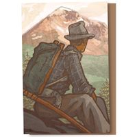 Tree-Free Greetings EcoNotes 12 Count Hiking All Occasion Notecard Set with Envelopes, 4 x 6 Inches (FS56068)