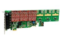 OpenVox A2410E03 24 Port Analog PCI-E Card Base Board + 0 FXS400 + 3 FXO400