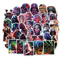 Ratgoo 50 Pcs Random Vinyl Trendy Waterproof Non-repetitive Graffiti Stickers Decals Pack for Star Wars Laptop Water Bottle Car Bumper Skateboard Luggage iPhone Laptop Bike Guitar Gift.