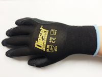 Diesel Small/ 6 Pair Black Safety Gloves Latex Coated Grip Cut Resistant