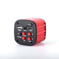HAYEAR 16MP CCD Camera Full hd 1080p HDMI USB Industrial Video Microscope Camera for Phone PCB Board Repair Red