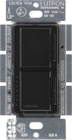 Lutron Maestro Dual Dimmer Switch for Incandescent and Halogen Bulbs, 300-Watt, Single-Pole, MA-L3L3-BL, Black