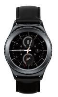 Samsung Gear S2 SM-R735T Stainless Steel Leather Black Smartwatch for T-Mobile (Renewed)