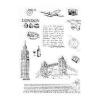 Seaskyer Tower Of London Clear Stamps Sheet Transparent Silicone Seal For DIY Scrapbooking Craft Card Photo Album Decorative DIY Christmas Valentines Thanksgiving Gifts