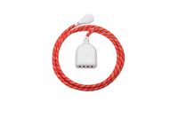 360 Electrical 360620 Habitat4.8 Braided w/ 4.8A 4-Port USB extension cord, 6 ft, Sunset Blaze