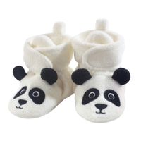 Hudson Baby Unisex Baby Cozy Fleece Booties, Panda Bear, 18-24 Months