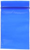Bauxko 2" x 3" Reclosable Poly Bags, Blue, Case of 1000 (xPB3525BL-Case)