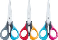 Maped Sensoft Fluo School Scissors with Flexible Handles, Kids, 5 Inch, Blunt Tip, Right Handed (69300)