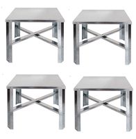 Eastman 86278 Water Heater Stand 30-60 Gallon, Silver (Pack of 4)