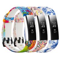 Baaletc Cute Rubber Replacement Accessory Watch Band/Wristband Bracelet Strap with Stainless Steel Buckle for Fitbit Alta, Fitbit Alta HR Fitness Trackers, One Size
