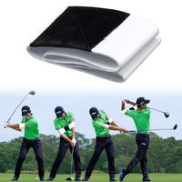 prowithlin Golf Training Aids, Golf Smooth Swing Training Aid Arm Band Golf Beginners' Training Arm Band(White)