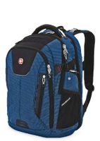 SWISSGEAR 5358 Ultimate Protection USB TSA Friendly Scansmart Laptop Backpack and Cable Lock Bundle-Blue