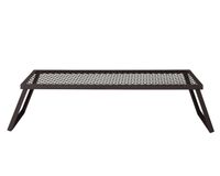 AmazonBasics Extra Large Portable Folding Camping Grill Grate - 40 x 18 x 9 Inches, Black Steel