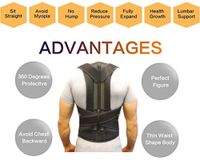 ZSZBACE Thoracic Back Brace - Best Kyphosis Brace - with Magnets to Relieve Spine Pain - Relief Shirt Posture Corrector for Women and - Men Tension Shirt - Pain Relief Back Band (S)