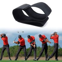 prowithlin Golf Training Aids, Golf Smooth Swing Training Aid Arm Band Golf Beginners' Training Arm Band(Black)