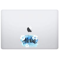 Laptop Notebook Sticker Decal - Aloha Blue Hibiscus Flower Hawaii - Skins Stickers