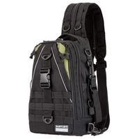 Ghosthorn Fishing Tackle Backpack Storage Bag - Outdoor Shoulder Backpack - Fishing Gear Bag Standard Black