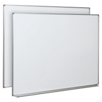 Balt Essentials Mobile Vertical Sliding Whiteboard, Vertical Boards, Box 1 of 2 and must order box 2 to complete unit (84186)