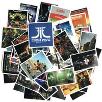 60pcs Pack Ready Player One Laptop Stickers Waterproof Skateboard Pad MacBook Car Snowboard Bicycle Luggage Decal