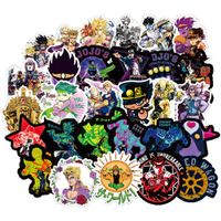 XYLL Anime Laptop Stickers for Teen/Kids, JoJo's Bizarre Adventure Vinyl Water Bottle Phone Computer Travel Case Hydro Flask Skateboard Durable Sticker