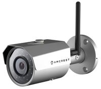 Amcrest 2K 3MP Wireless Outdoor Security Camera ProHD 1080P / 1296P (2304TVL) Bullet IP WiFi Outdoor Camera - Full HD 1080P @ 30fps and 1296P @ 20fps, IP67, 98ft Night Vision, IP3M-943S (Silver)