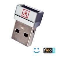 【10% Off】AuthenTrend Nano USB Fingerprint Reader | Windows 10 Hello Biometric Fingerprint Scanner For Password-free Convenience | 360° Touch Instant Recognition For Secure Sign-in | Compact PC Dongle