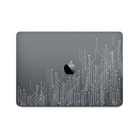 DowBier MacBook Decal Vinyl PVC Transparent Skin Sticker Cover Anti-Scratch Skin (13 Inch Retina A1425/A1502, Pattern E)